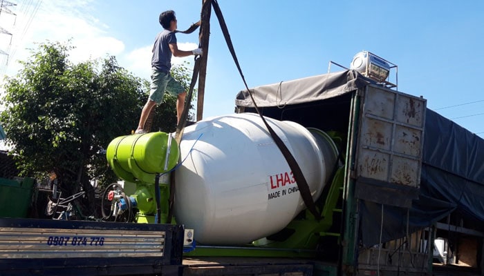 Những đơn hàng máy trộn bê tông đã giao cho khách ở Kon Tum