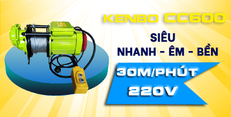 Banner tời siêu nhanh siêu êm siêu bền KENBO cc600