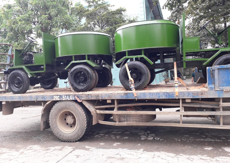 Xuất xưởng cặp máy trộn bê tông tự hành về tỉnh Lạng Sơn